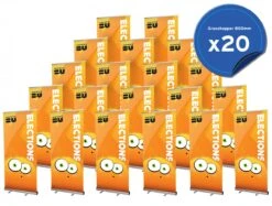 Grasshopper Pull Up Banner Value Packs -XL Displays Grasshopper Banner Stand 20Pack 40706 zoom