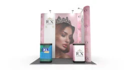 2m X 3m XL Jumbo L-Shaped Pop Up Exhibition Stand Backwall -XL Displays Jumbo20Linked20Pop20Up20Display202m20x203m