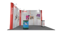 4m X 5m Linked XL Jumbo Pop Up Exhibition Backwall -XL Displays Jumbo20Pop20Up20Display20Stand20Linked204m20x205m
