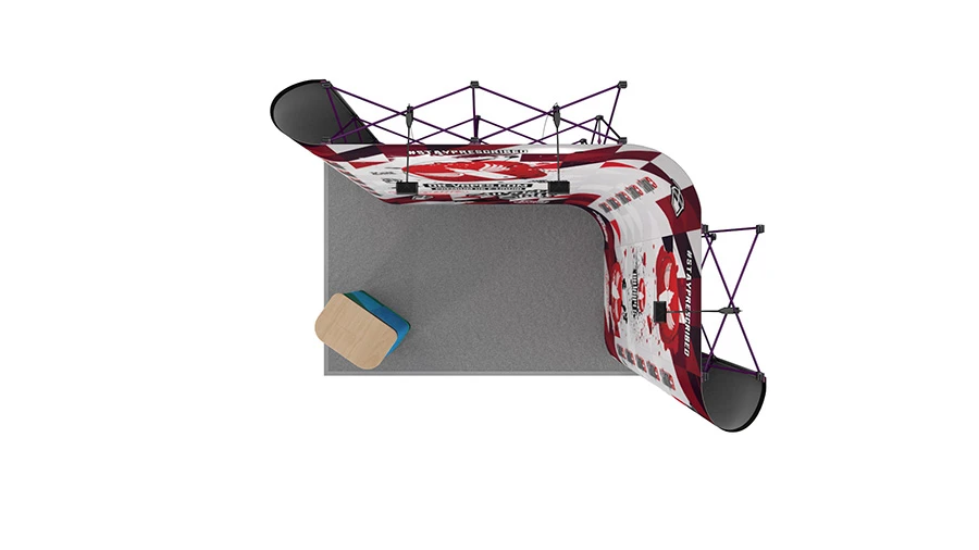 3m X 2m XL Jumbo Pop Up L-Shaped Exhibition Stand 8 3m X 2m XL Jumbo Pop Up L-Shaped Exhibition Stand - Image 6