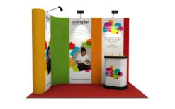 L-Shaped 2m X 3m Pop Up Exhibition Stand -XL Displays L Shaped 2x3m Pop Up Exhibition Stand Left Front 17244 zoom