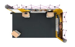 L-Shaped 3m X 5m Linked Pop Up Stand -XL Displays L Shaped 3x5m Linked Pop Up Stand Right Plan View 68696 zoom