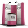 L-Shaped Pop Up Display Stand 2m X 2m -XL Displays L Shaped Pop Up Display Stand 2x2 Front 38300 zoom