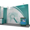 5m X 2m L-shaped XL Jumbo Linked Pop Up Display Stand -XL Displays Linked205m20x202m20Jumbo20Pop20Up20Exhibition20Stand