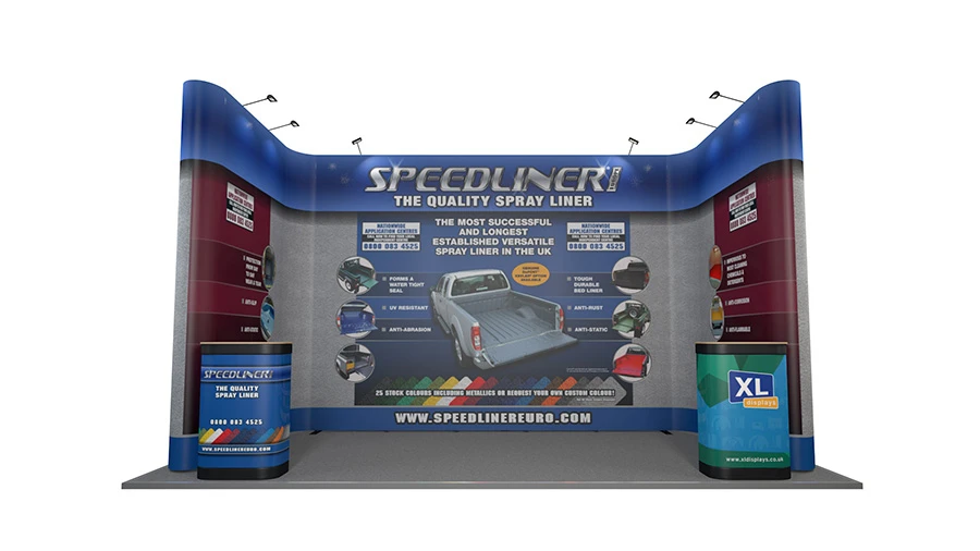 5m X 3m U-Shaped XL Jumbo Pop Up Exhibition Stand 3 5m X 3m U-Shaped XL Jumbo Pop Up Exhibition Stand