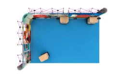 Linked 4m X 6m L-Shaped Pop Up Display -XL Displays Linked 4x6m L Shaped Pop Up Display Left Plan View 01946 zoom