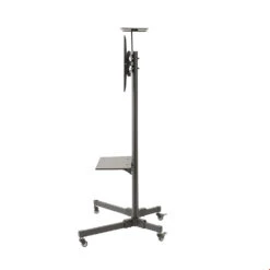 Mobile TV And Monitor Stand On Wheels -XL Displays Mobile TV And Monitor Stand On Wheels Side View Without TV
