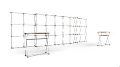 7m Fabric Exhibition Stand Pop Up Display Wall -XL Displays Modular Exhibition Stand Backdrop Lightweight Aluminium Frame With Velcro