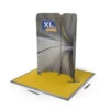 Modulate™ 2m Curved Fabric Exhibition Backwall -XL Displays Modulate 2m Curved Fabric Exhibition Backwall
