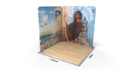 Modulate™ 2m X 2m L-Shaped Tensioned Fabric Display Stand