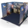 Modulate™ 3m X 3m U-Shaped Fabric Display Stand -XL Displays Modulate 3m x 3m U Shaped Fabric Display Stand