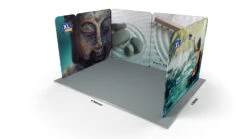 Modulate™ 3m X 4m U-Shaped Tensioned Fabric Display Stand
