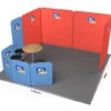 Modulate™ 4m X 4m Fabric Display Booth With Seating Area -XL Displays Modulate 4m x 4m Fabric Display Booth XL Displays