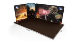 Modulate™ 5m X 3m L-Shaped Stretch Fabric Exhibition Stand