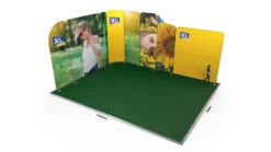 Modulate™ 5m X 4m L-Shaped Stretch Fabric Backwall