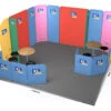 Modulate™ 5m X 5m Fabric Exhibition Booth With X2 Meeting Areas -XL Displays Modulate 5x5 Fabric Exhibition Booth with x2 Meeting Areas XL Displays