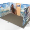 Modulate™ 5m X 3m U-Shaped Fabric Exhibition Stand 1 Modulate™ 5m X 3m U-Shaped Fabric Exhibition Stand -XL Displays ModulateT 5m x 3m U Shaped Tension Fabric Exhibition Stand