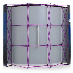 Pop Up Stand Monitor Bracket 19 Pop Up Stand Monitor Bracket -XL Displays Monitor Stand Bracket arm for Pop Up Display Stand Image of back of 3x3 Popup 34356 zoom