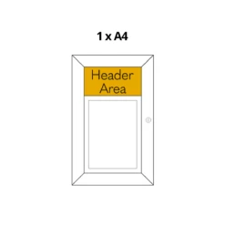 Outdoor LED Menu Display Case -XL Displays Outdoor LED Menu Display Case 1xA4