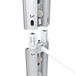 PIZAZZ® Freestanding LED Lightbox Display -XL Displays PIZAZZ 2x1 LED Fabric Lightbox Frame Assembly by Numbers