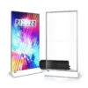 PIZAZZ® Rechargeable Battery Powered LED Lightbox Display -XL Displays PIZAZZ Battery Powered Wireless LED Fabric Lightbox