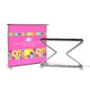 PIZAZZ® Folding Pop Up Backlit Counter LED Lightbox -XL Displays PIZAZZ Folding Pop Up Backlit Counter Exhibition LED Lightbox