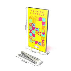 PIZAZZ® Folding Pop Up LED Fabric Lightbox -XL Displays PIZAZZ Folding Pop Up LED Fabric Lightbox Display TFS Frame Dimensions
