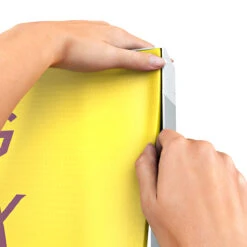 PIZAZZ® Folding Pop Up LED Fabric Lightbox -XL Displays PIZAZZ Pop Up Folding LED Lightbox Printing SEG Fabric Graphics Installation TFS