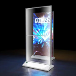 PIZAZZ® Rechargeable Battery Powered LED Lightbox Display -XL Displays PIZAZZ Rechargeable Battery Powered LED Fabric Lightbox UK