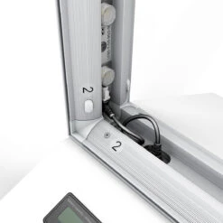 PIZAZZ® Rechargeable Battery Powered LED Lightbox Display -XL Displays PIZAZZ Rechargeable Portable LED Lightbox Battery Plugged In