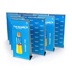 POSEIDON® Double Sided Outdoor Pop Up Banner Value Packs -XL Displays POSEIDON Outdoor Advertising Banners 10 Pack