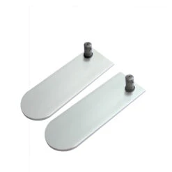 Modulate™ 3m X 3m L-Shaped Stretch Fabric Exhibition Stand -XL Displays Pair of Modulate Half Feet 67