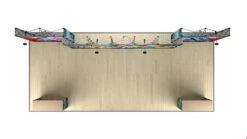 7m Fabric Exhibition Stand Pop Up Display Wall -XL Displays Plan View 7m Fabric Pop Up Exhibition Walls With Fabric Pop up Counters