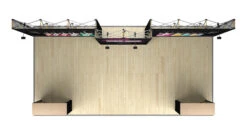 6m Modular Exhibition Stand Back Wall -XL Displays Plan View Of 6m Modular Exhibition Stand Backdrop XLDisplays