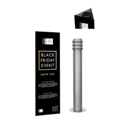 Printed Bollard Covers -XL Displays Printed Bollard Sign Covers