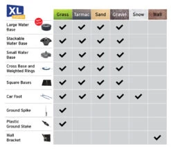 Sail Flags Medium -XL Displays Promotional Flag Base Environment Suitability 80047 zoom
