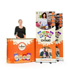 ENVOY® Roller Banner And Pop Up Counter Starter Exhibition Stand