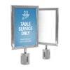 Retractable Barrier Stanchion Poster Frame Holder A4 -XL Displays Retractable Barrier Sign Holder A4