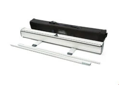 Roller Banner Clear Protective Screen Divider -XL Displays Roller Banner Clear Protective Screen Divider Retractable Base