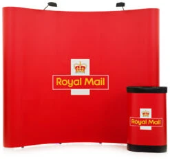 3x3 Straight Pop Up Stand -XL Displays Royal Mail 3x3 Pop Up Exhibition Display Stand XL Displays