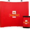 3x3 Pop Up Stand Including Frame Graphics Portable Carry Case And Spotlights -XL Displays Royal Mail 3x3 Pop Up Exhibition Display Stand XL Displays 31644 zoom