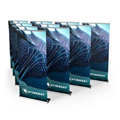 STINGRAY® Roller Banner Exhibition Bundle Packs 18 STINGRAY® Roller Banner Exhibition Bundle Packs -XL Displays STINGRAY Pull Up Banner Exhibition Stand Bundle 10 Pack