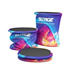 SURGE® Automatic Pop Up Counter -XL Displays SURGE Automatic Pop Up Counter Fabric Exhibition Stand Podium Display