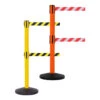 SafetyMaster Twin Belt Safety Barriers -XL Displays SafetyMaster Twin Belt Safety Barriers