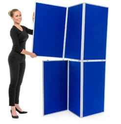 6 Panel Display Board With Aluminium Frame -XL Displays Set up instructions for folding display boards display panel stands 81297 zoom