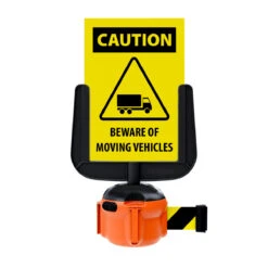 Skipper™ Barriers A4 Sign Holder -XL Displays Skipper Barriers A4 Sign Holders Are Compatible With Skipper XS Retracting Barrier