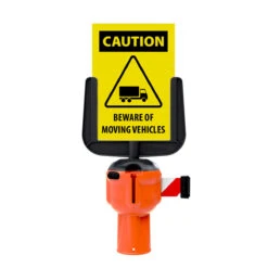 Skipper™ Barriers A4 Sign Holder -XL Displays Skipper Barriers A4 Sign Holders Attach Direclty To Skipper Top