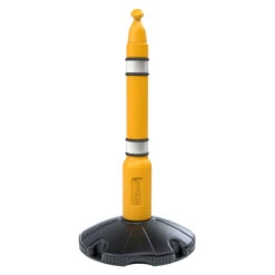 Skipper™ Retractable Barrier Post And Base System 11 Skipper™ Retractable Barrier Post And Base System -XL Displays Skipper Retractable Barrier Post And Base System Yellow