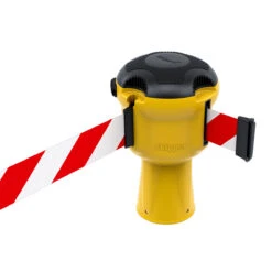 Skipper™ Retractable Safety Barrier -XL Displays Skipper Retractable Safety Barrier Yellow Case With Red White Retracting Tape