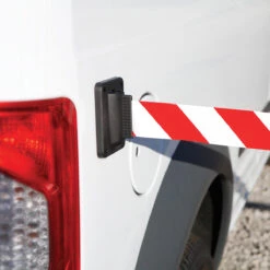 Skipper™ Retracting Barrier Wall Receivers -XL Displays Skipper Retracting Barrier Magnetic Wall Receivers Vehicle Barrier